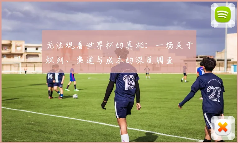 无法观看世界杯的真相:一场关于权利、渠道与成本的深度调查