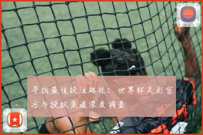 寻找最佳投注路径：世界杯足彩官方与授权渠道深度调查